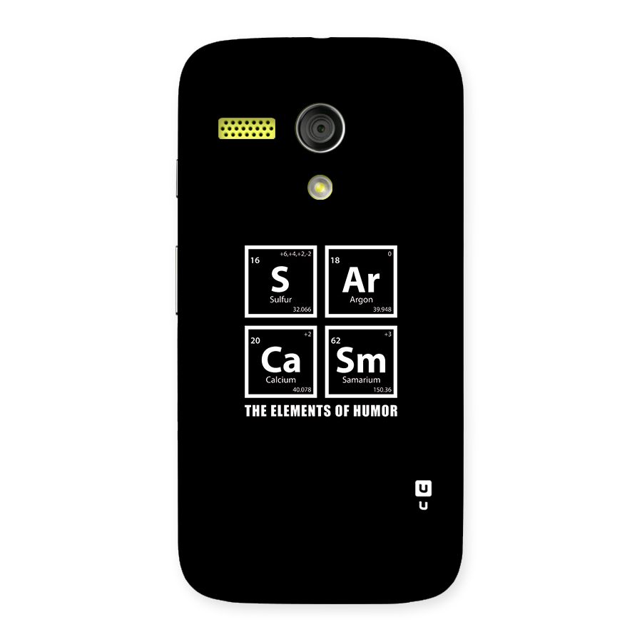 The Elements of Humor Back Case for Moto G