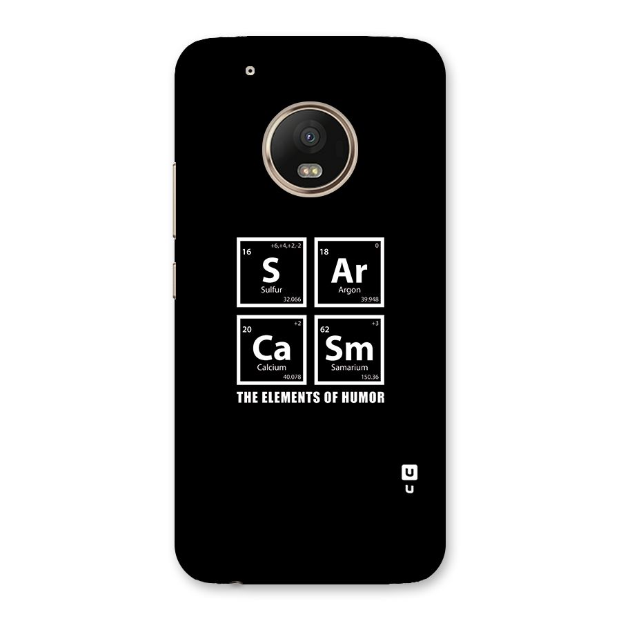 The Elements of Humor Back Case for Moto G5 Plus