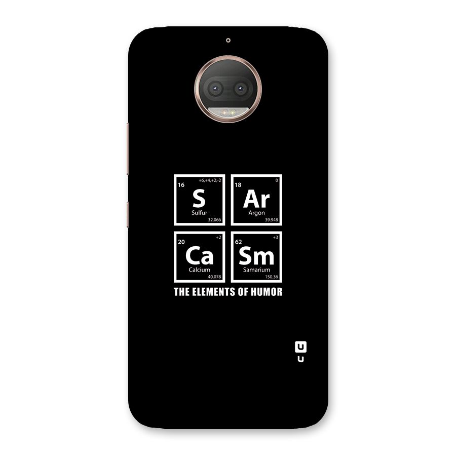 The Elements of Humor Back Case for Moto G5s Plus