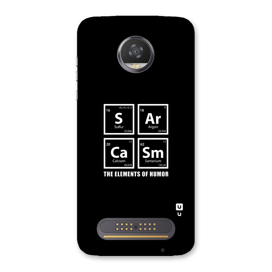 The Elements of Humor Back Case for Moto Z2 Play