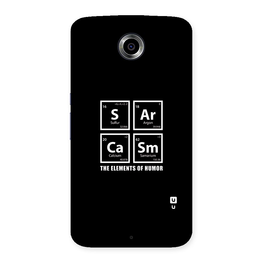 The Elements of Humor Back Case for Nexsus 6
