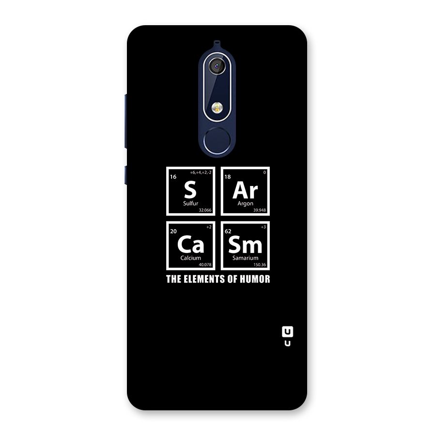 The Elements of Humor Back Case for Nokia 5.1