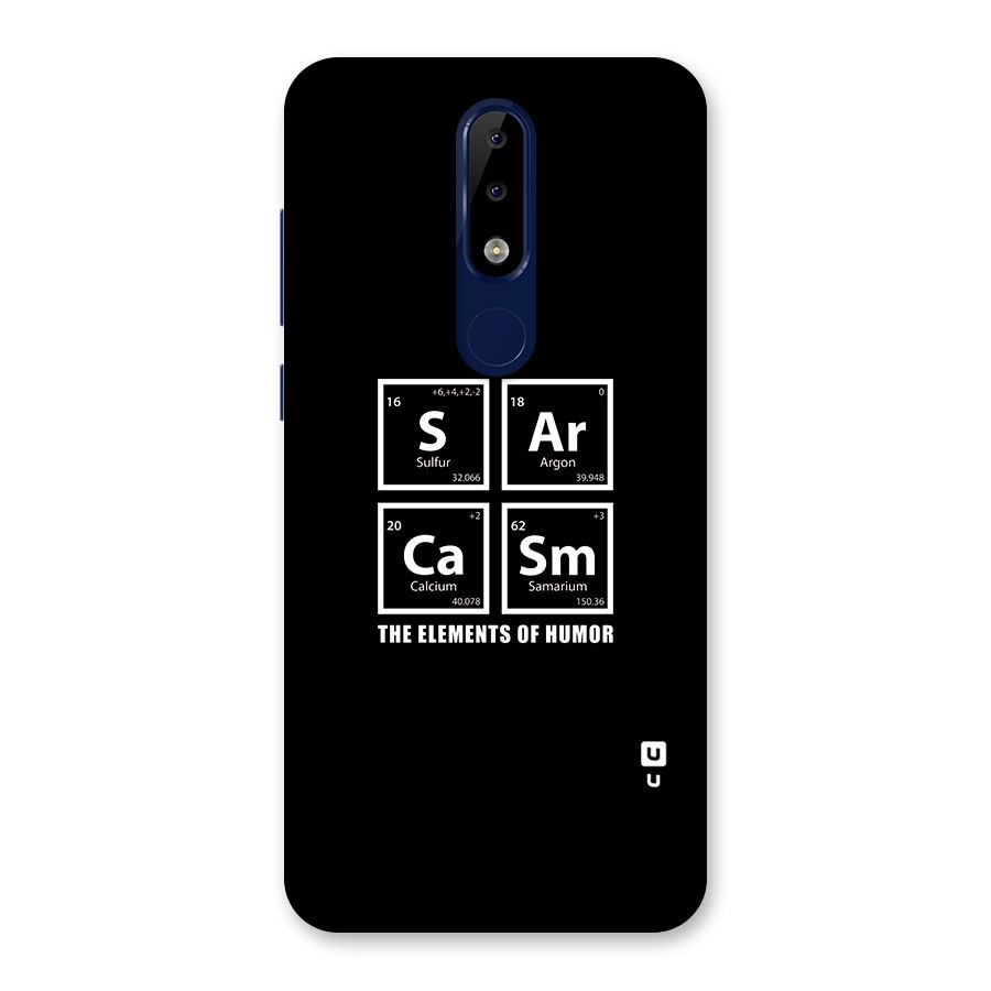 The Elements of Humor Back Case for Nokia 5.1 Plus