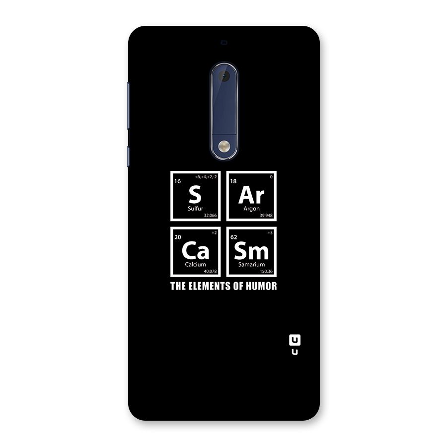 The Elements of Humor Back Case for Nokia 5