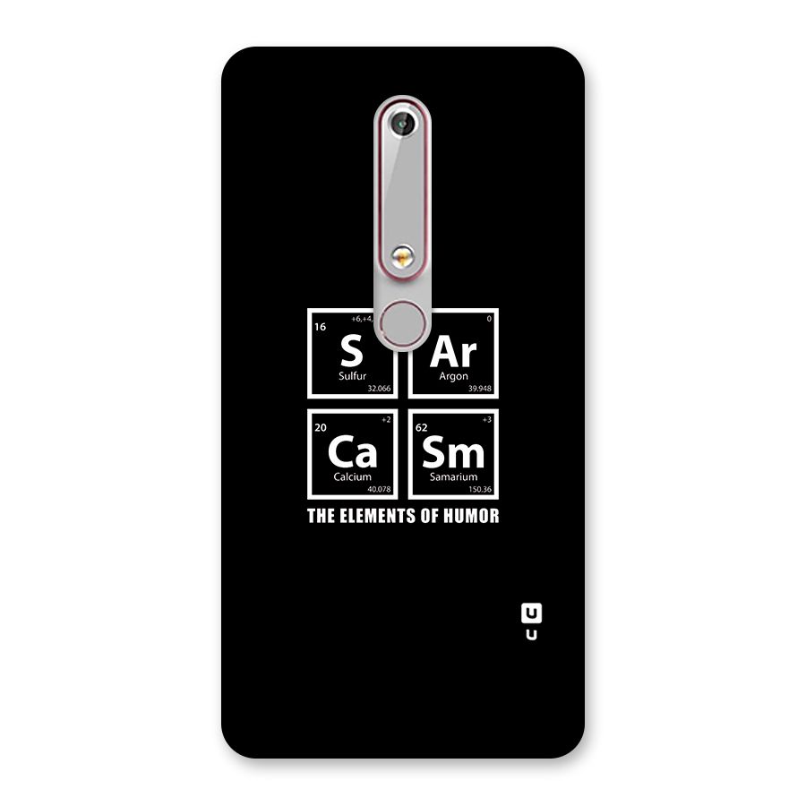 The Elements of Humor Back Case for Nokia 6.1