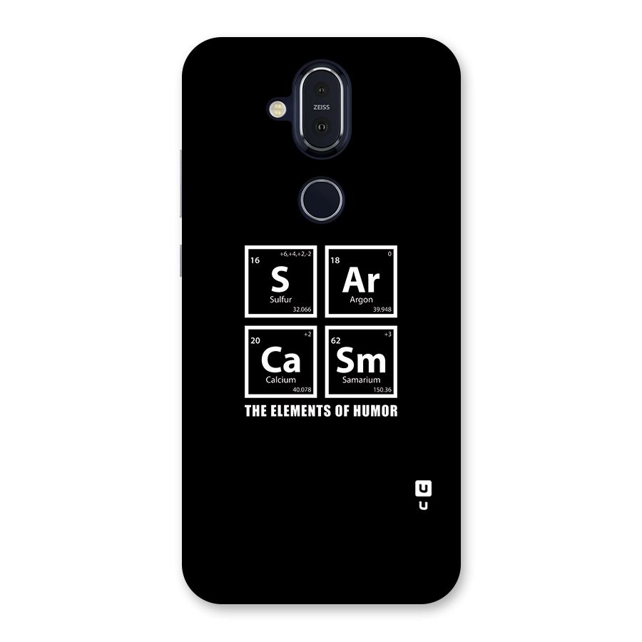 The Elements of Humor Back Case for Nokia 8.1