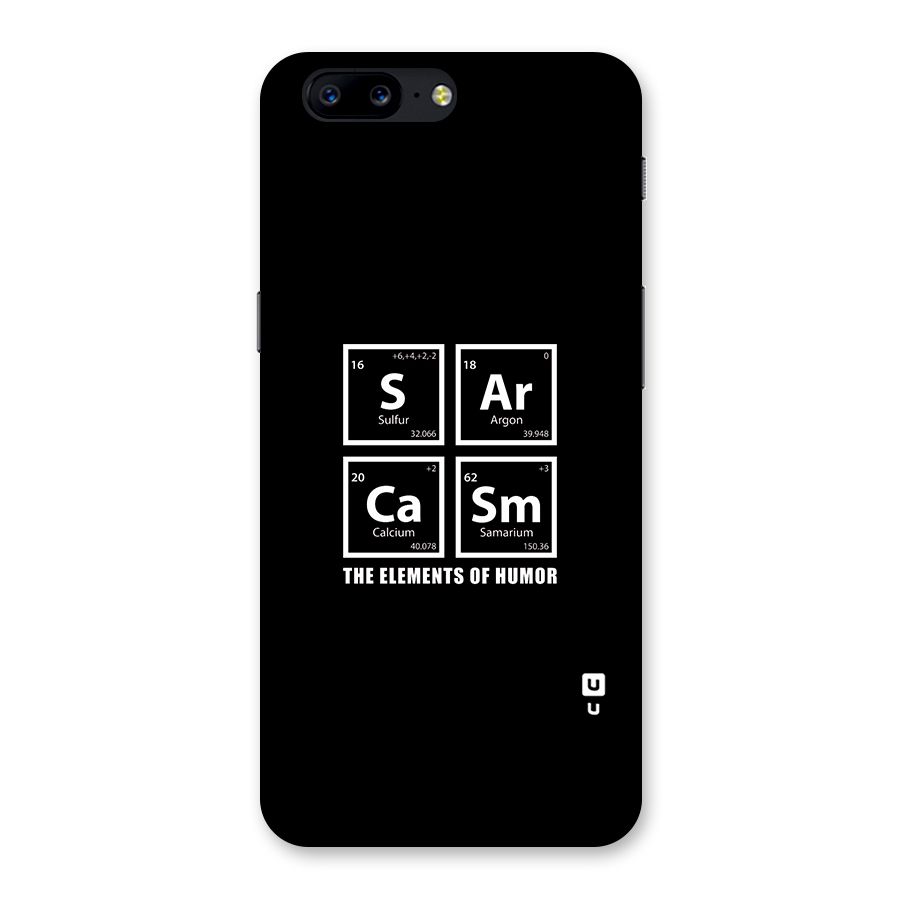The Elements of Humor Back Case for OnePlus 5