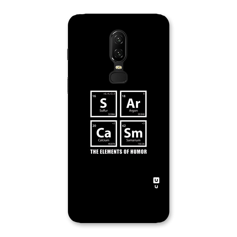 The Elements of Humor Back Case for OnePlus 6