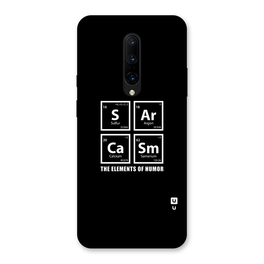 The Elements of Humor Back Case for OnePlus 7 Pro
