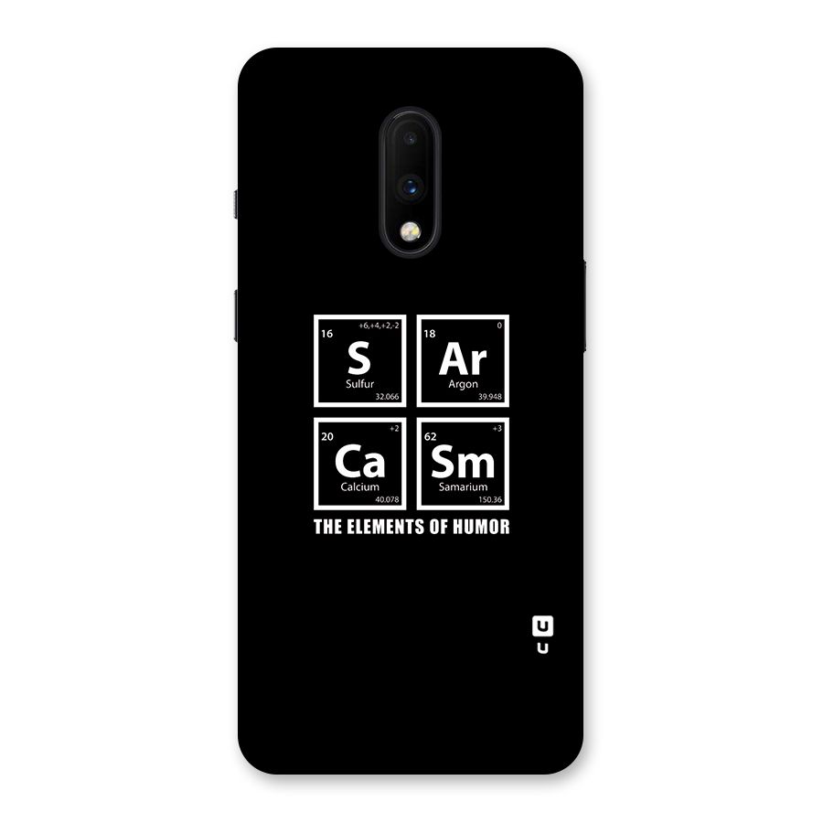 The Elements of Humor Back Case for OnePlus 7