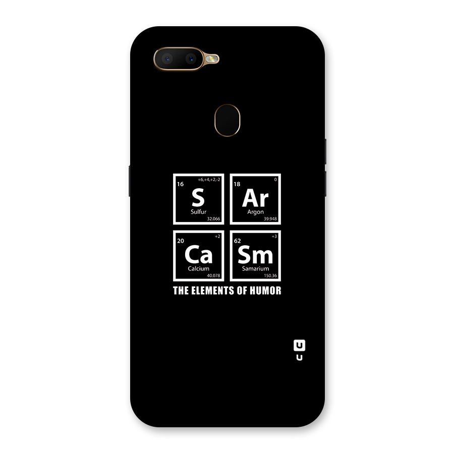 The Elements of Humor Back Case for Oppo A5s