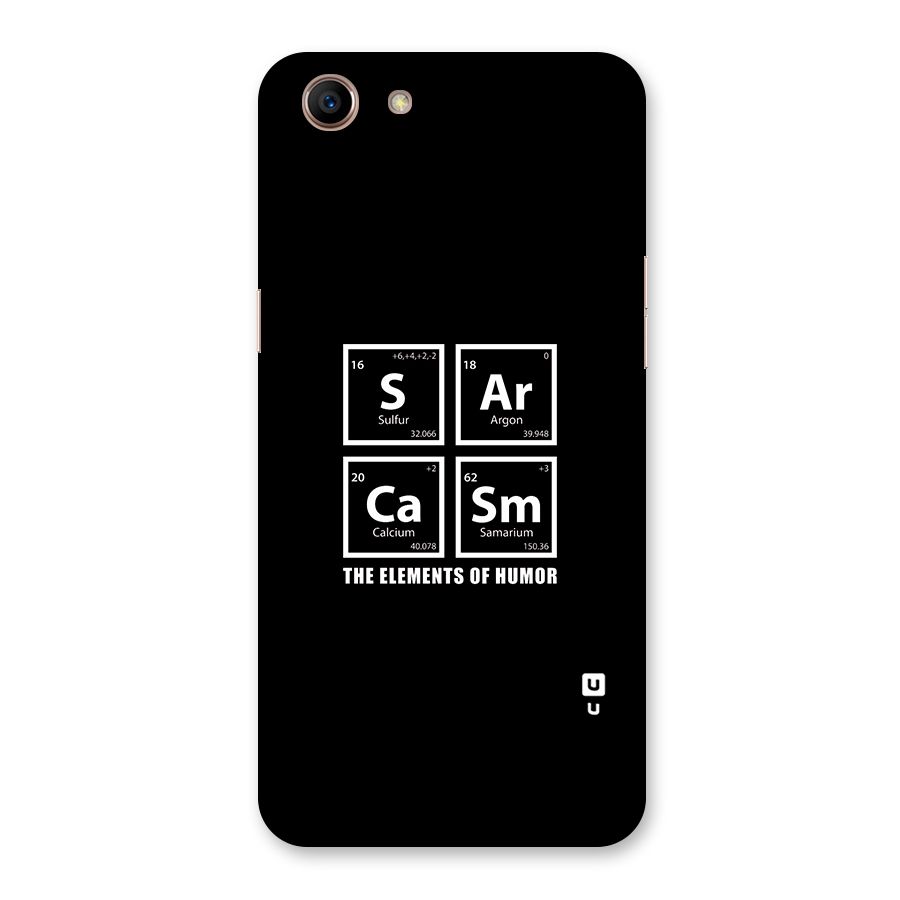 The Elements of Humor Back Case for Oppo A83 (2018)