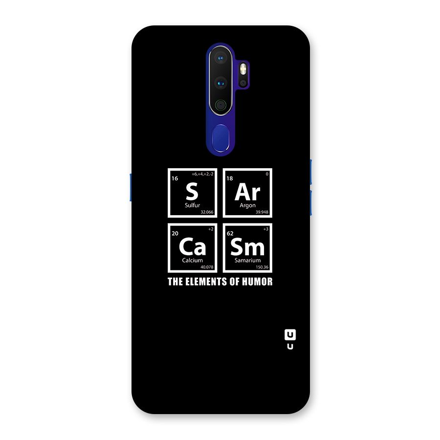 The Elements of Humor Back Case for Oppo A9 (2020)