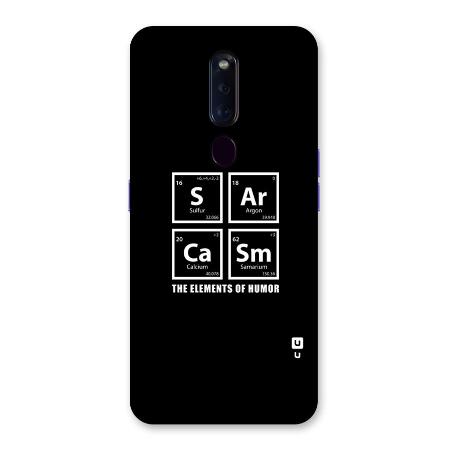 The Elements of Humor Back Case for Oppo F11 Pro