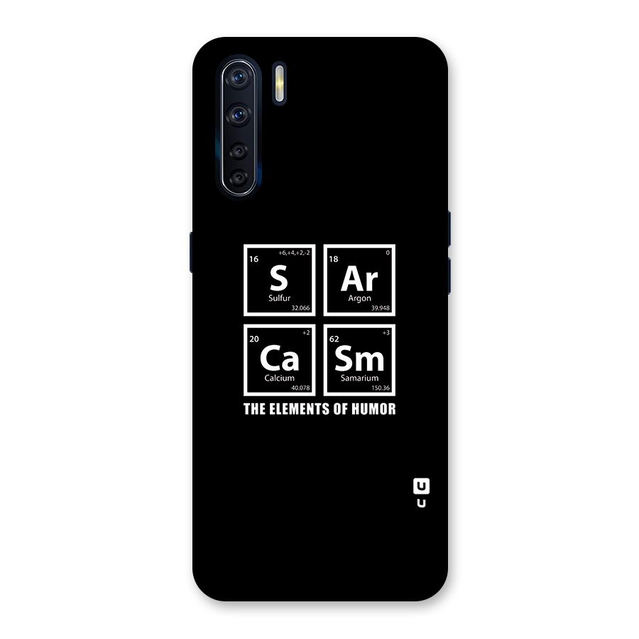 The Elements of Humor Back Case for Oppo F15
