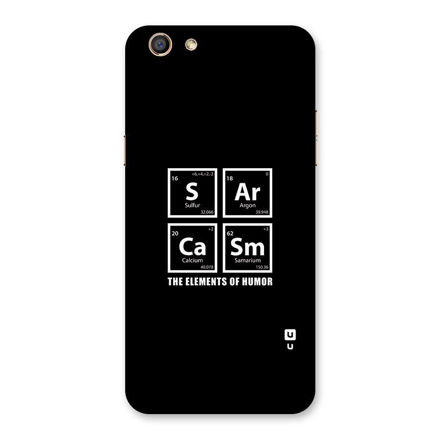 The Elements of Humor Back Case for Oppo F3