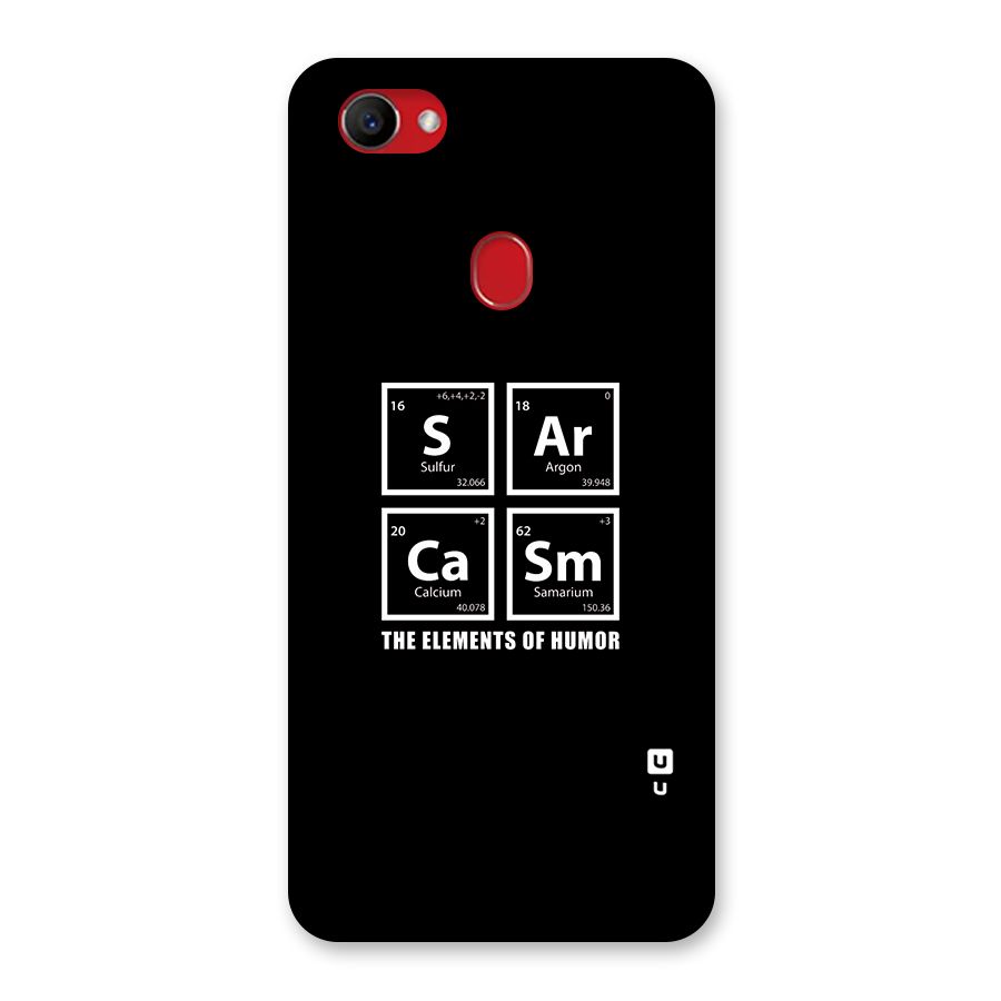 The Elements of Humor Back Case for Oppo F7