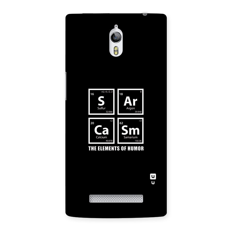 The Elements of Humor Back Case for Oppo Find 7