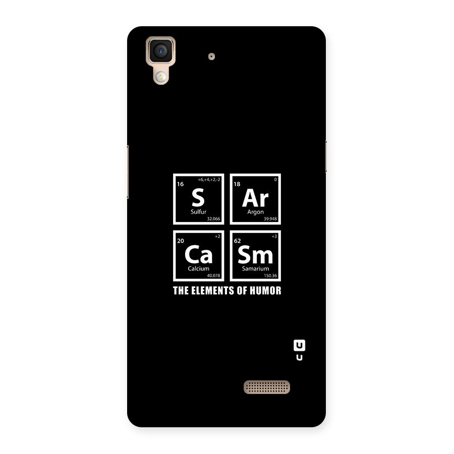 The Elements of Humor Back Case for Oppo R7