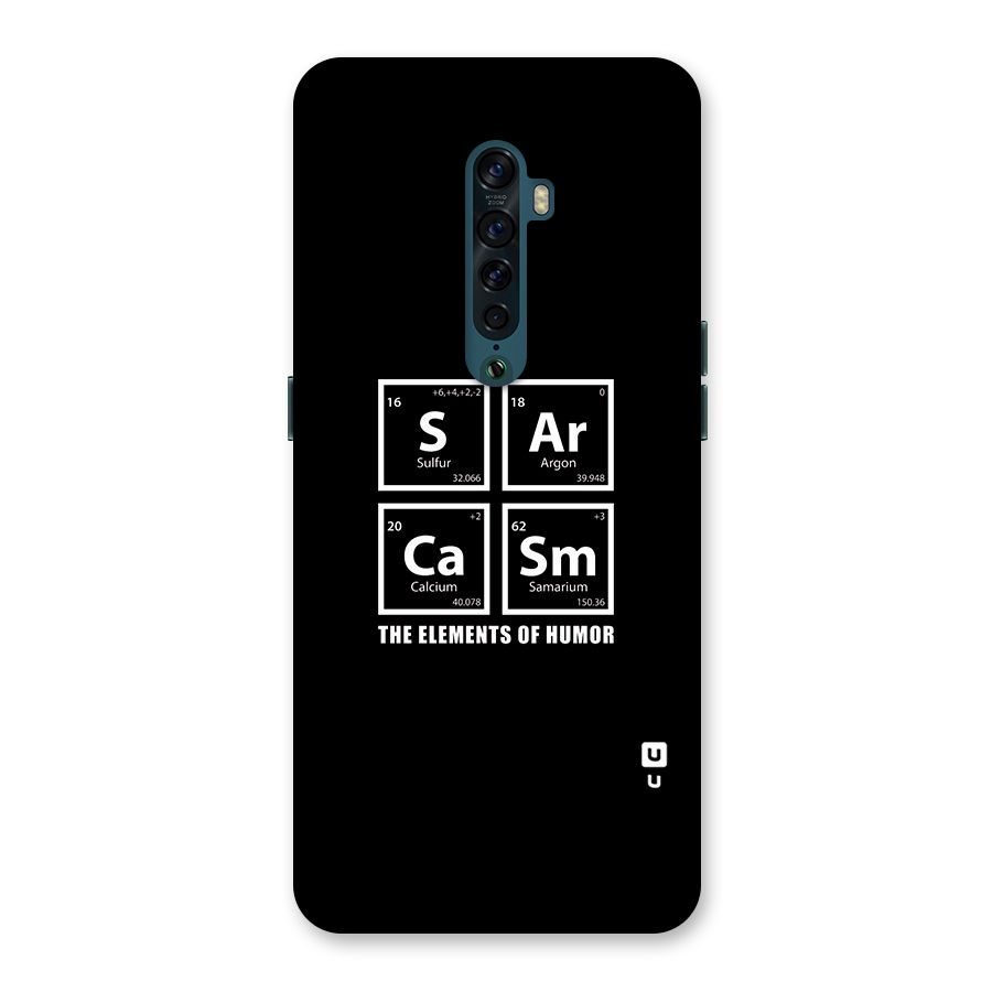 The Elements of Humor Back Case for Oppo Reno2