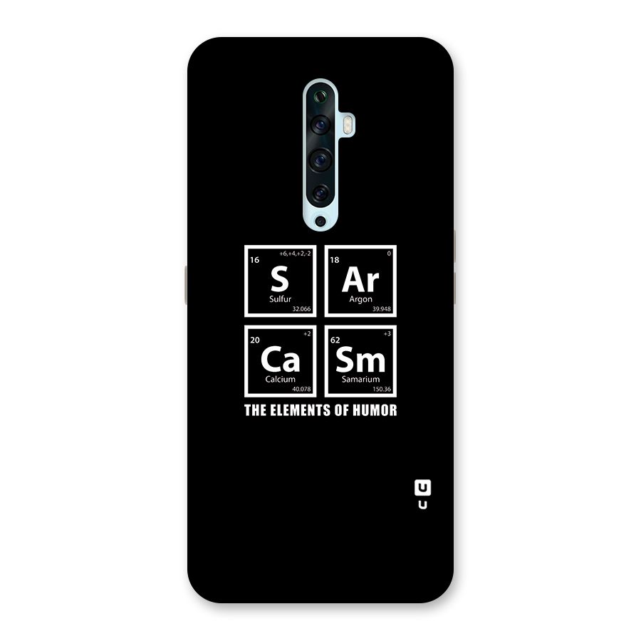 The Elements of Humor Back Case for Oppo Reno2 Z