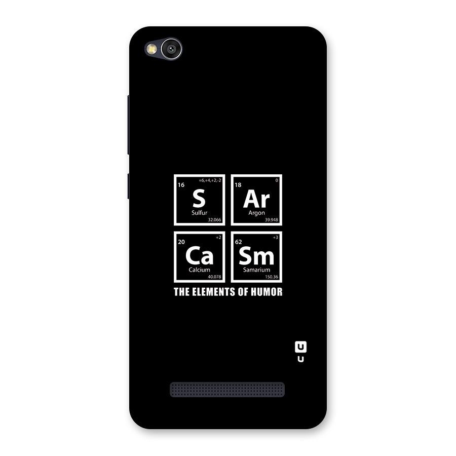 The Elements of Humor Back Case for Redmi 4A