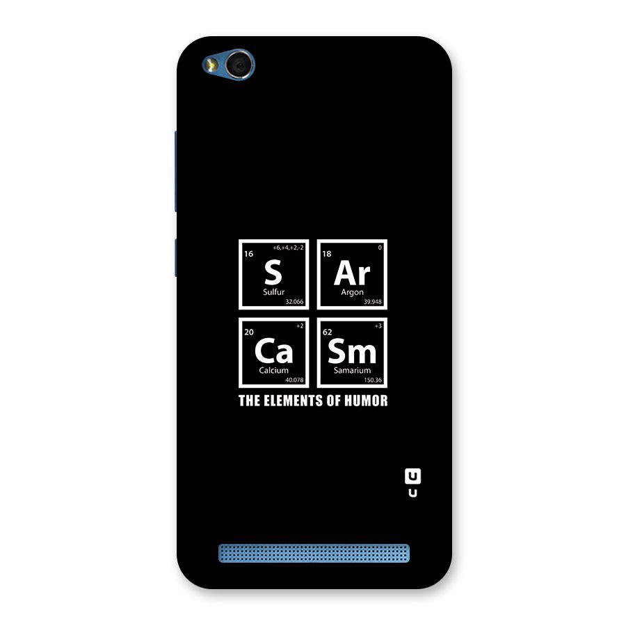 The Elements of Humor Back Case for Redmi 5A