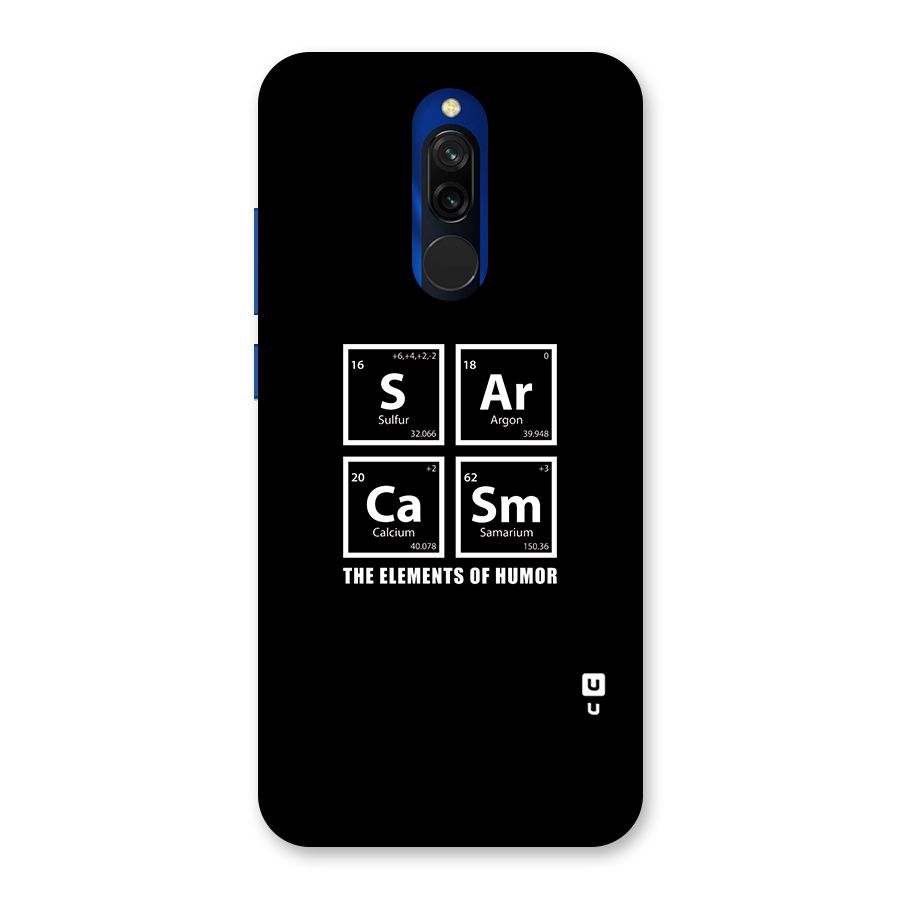The Elements of Humor Back Case for Redmi 8
