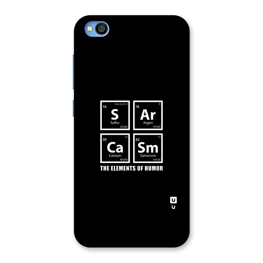 The Elements of Humor Back Case for Redmi Go