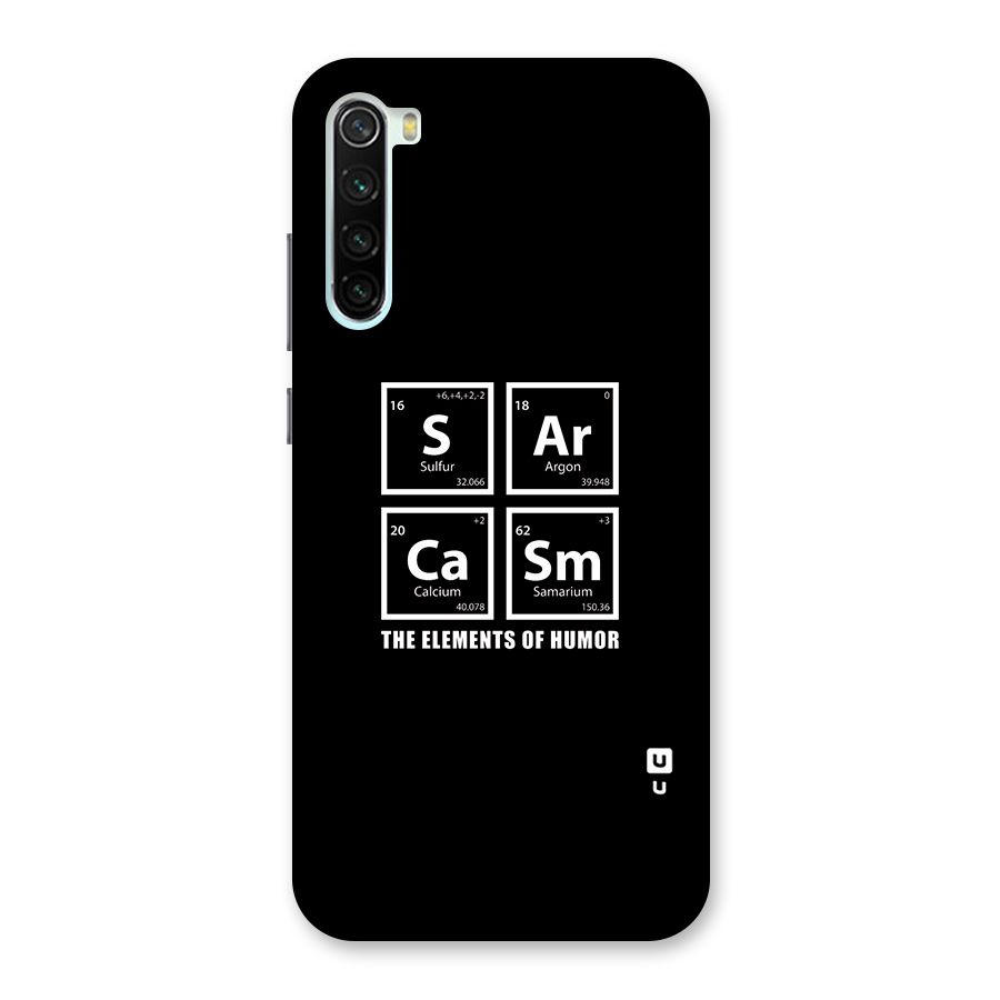 The Elements of Humor Back Case for Redmi Note 8