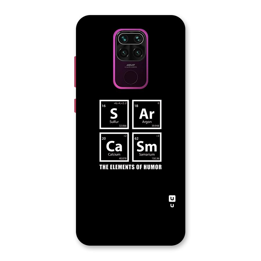 The Elements of Humor Back Case for Redmi Note 9