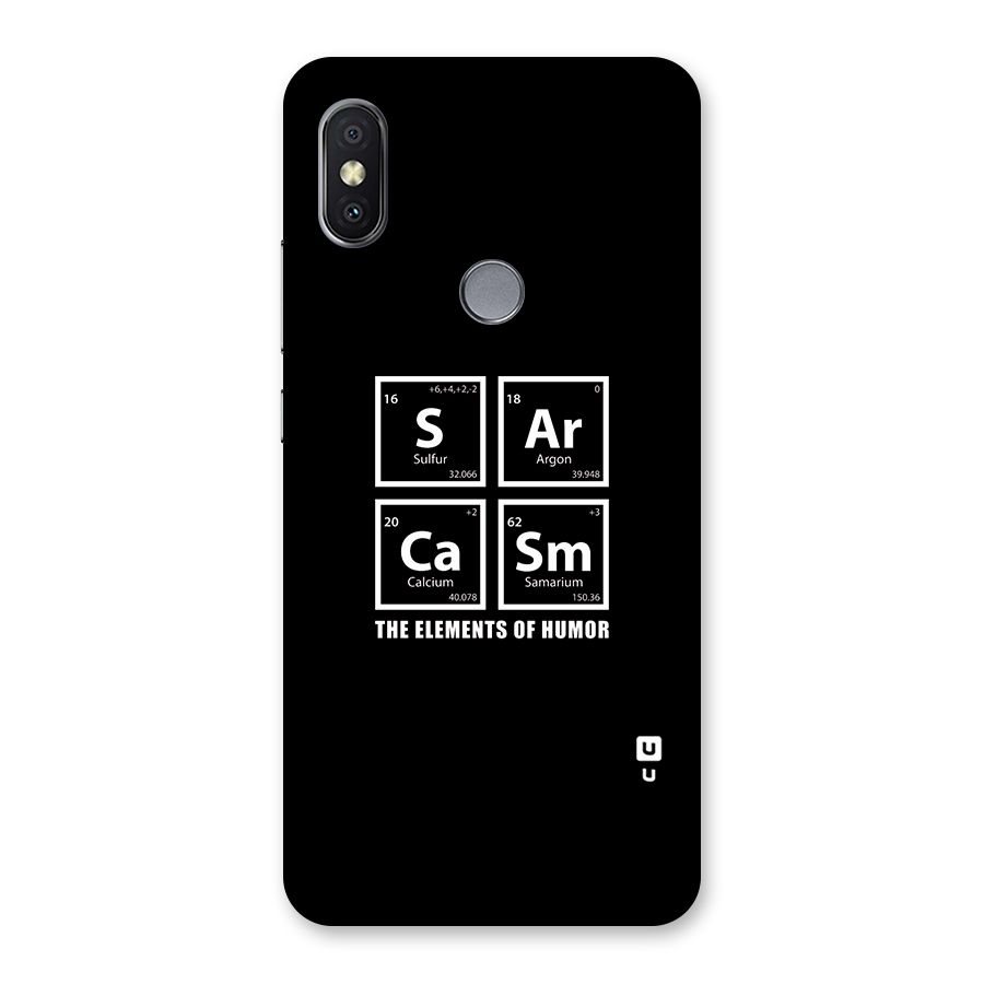 The Elements of Humor Back Case for Redmi Y2