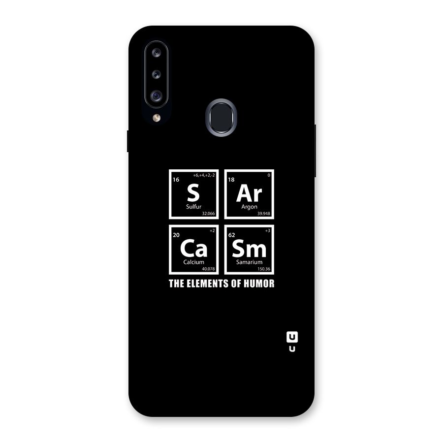 The Elements of Humor Back Case for Samsung Galaxy A20s