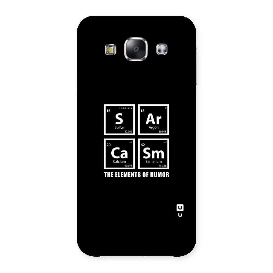 The Elements of Humor Back Case for Samsung Galaxy E5