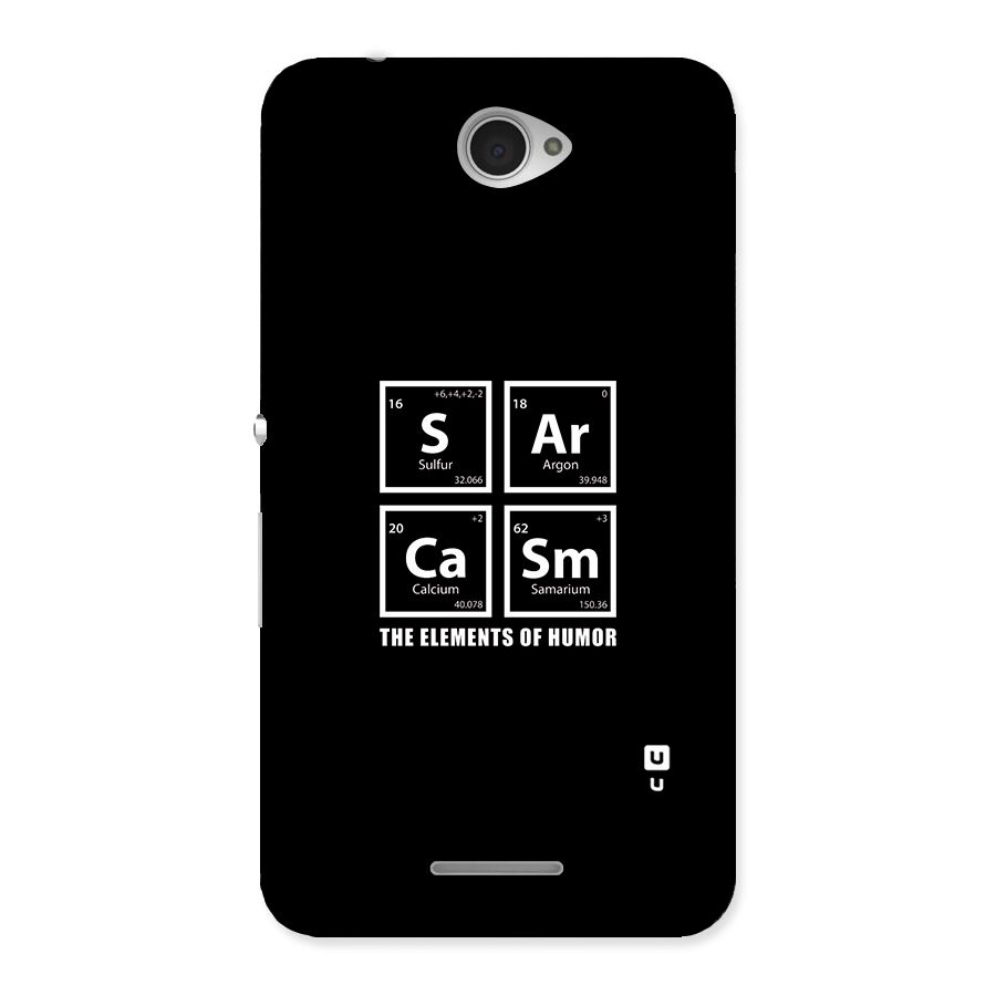 The Elements of Humor Back Case for Sony Xperia E4