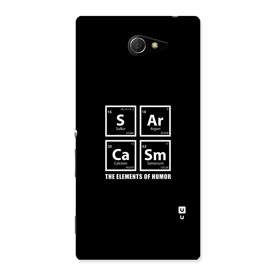 The Elements of Humor Back Case for Sony Xperia M2
