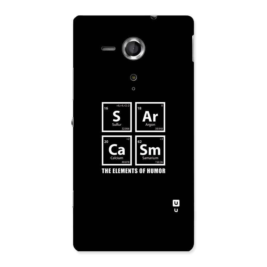 The Elements of Humor Back Case for Sony Xperia SP