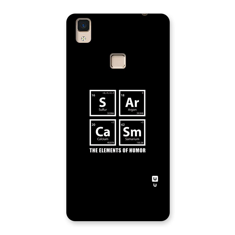 The Elements of Humor Back Case for V3 Max