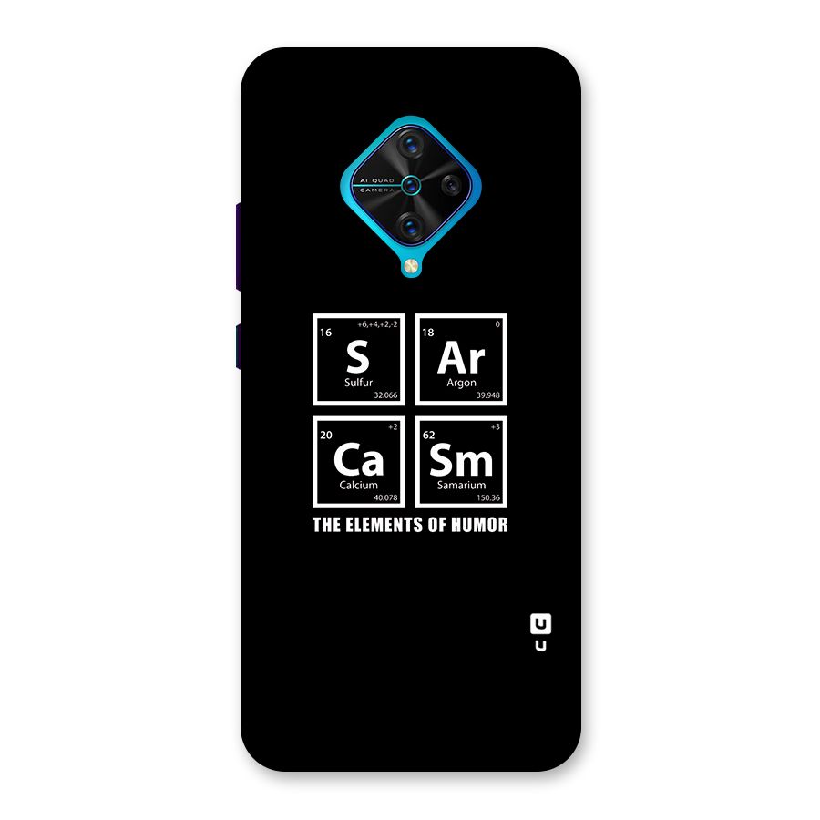 The Elements of Humor Back Case for Vivo S1 Pro