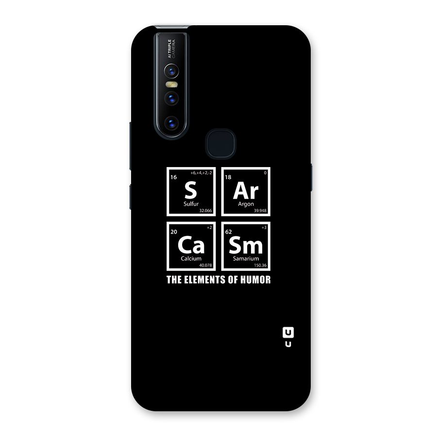 The Elements of Humor Back Case for Vivo V15