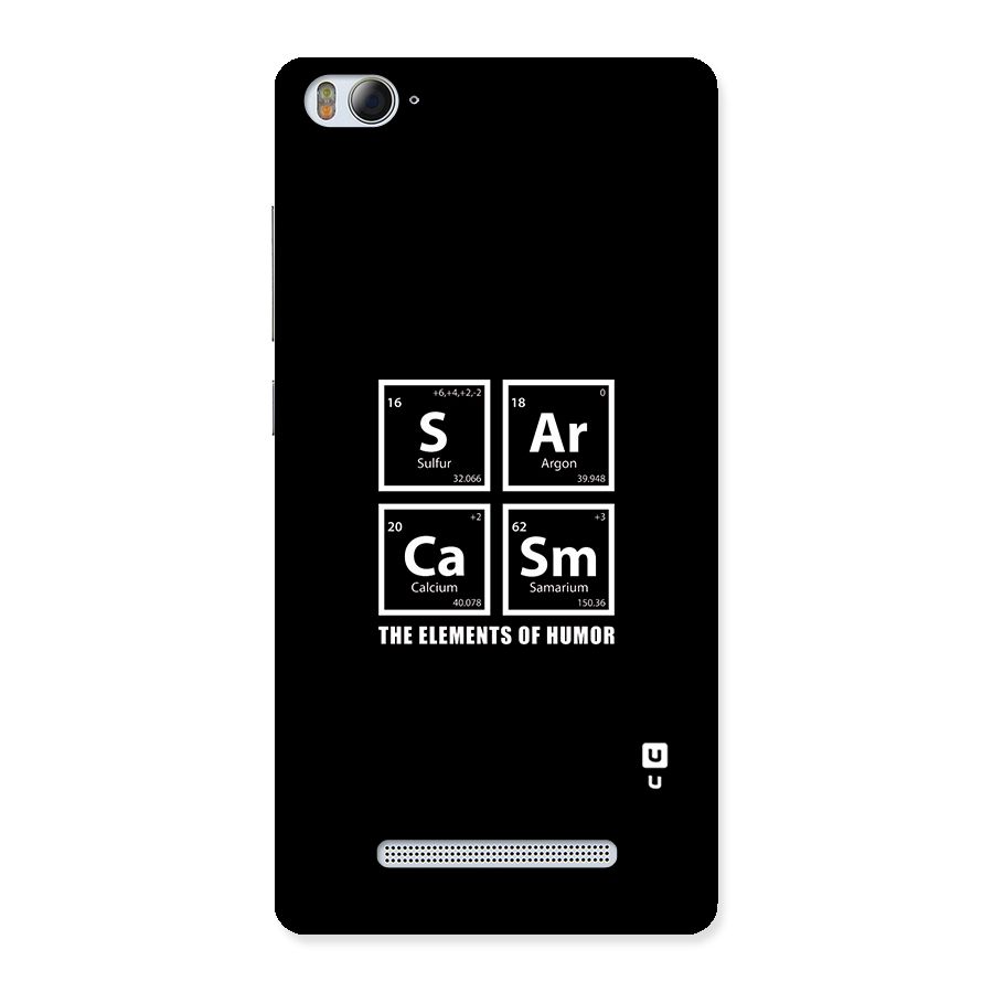 The Elements of Humor Back Case for Xiaomi Mi4i