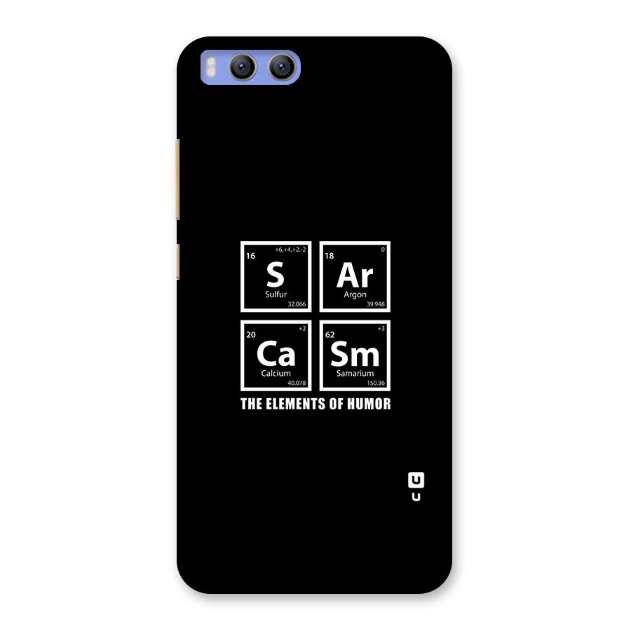 The Elements of Humor Back Case for Xiaomi Mi 6
