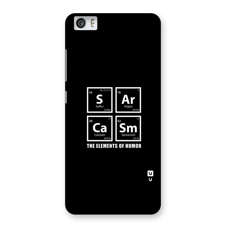The Elements of Humor Back Case for Xiaomi Redmi Mi5