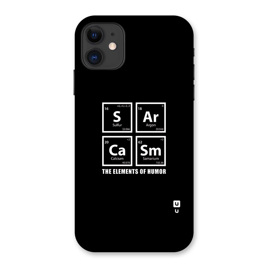 The Elements of Humor Back Case for iPhone 11