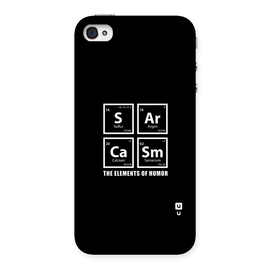 The Elements of Humor Back Case for iPhone 4 4s