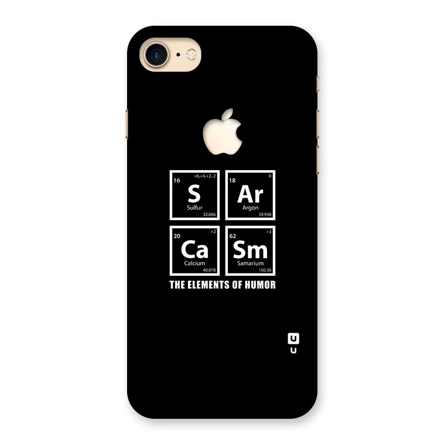 The Elements of Humor Back Case for iPhone 7 Apple Cut