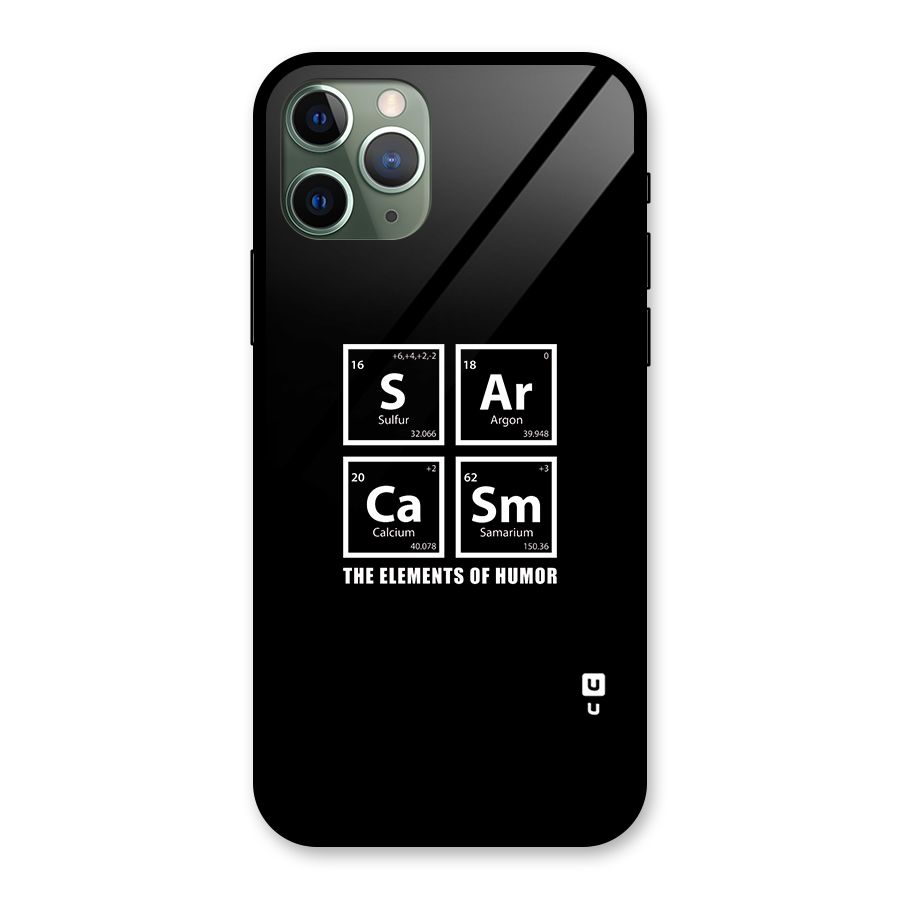 The Elements of Humor Glass Back Case for iPhone 11 Pro