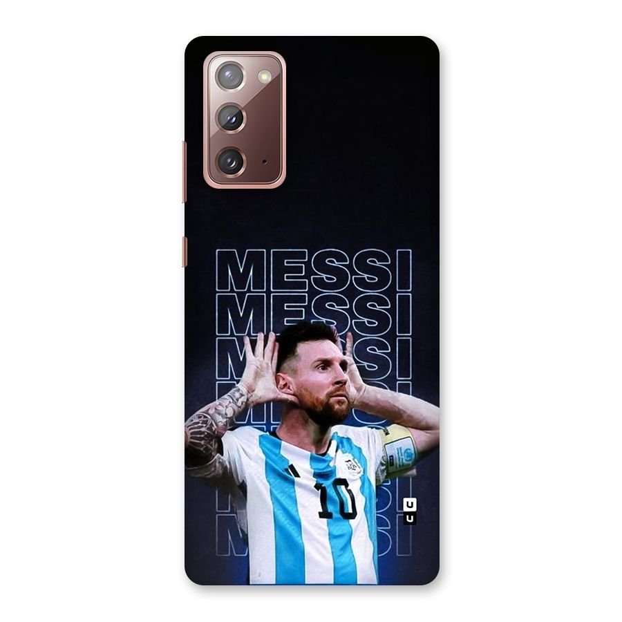 The Football Genius Back Case for Galaxy Note 20
