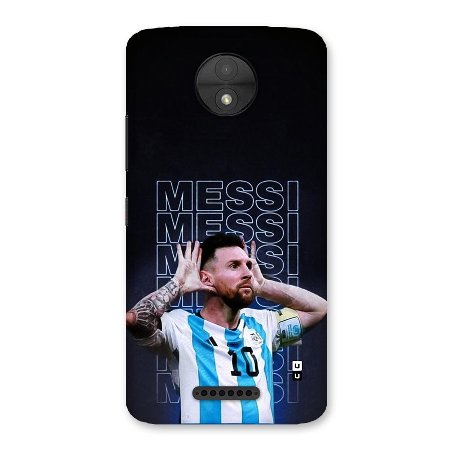 The Football Genius Back Case for Moto C