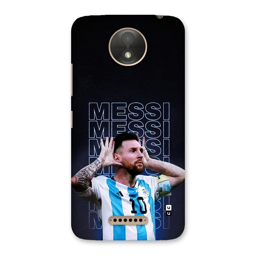 The Football Genius Back Case for Moto C Plus